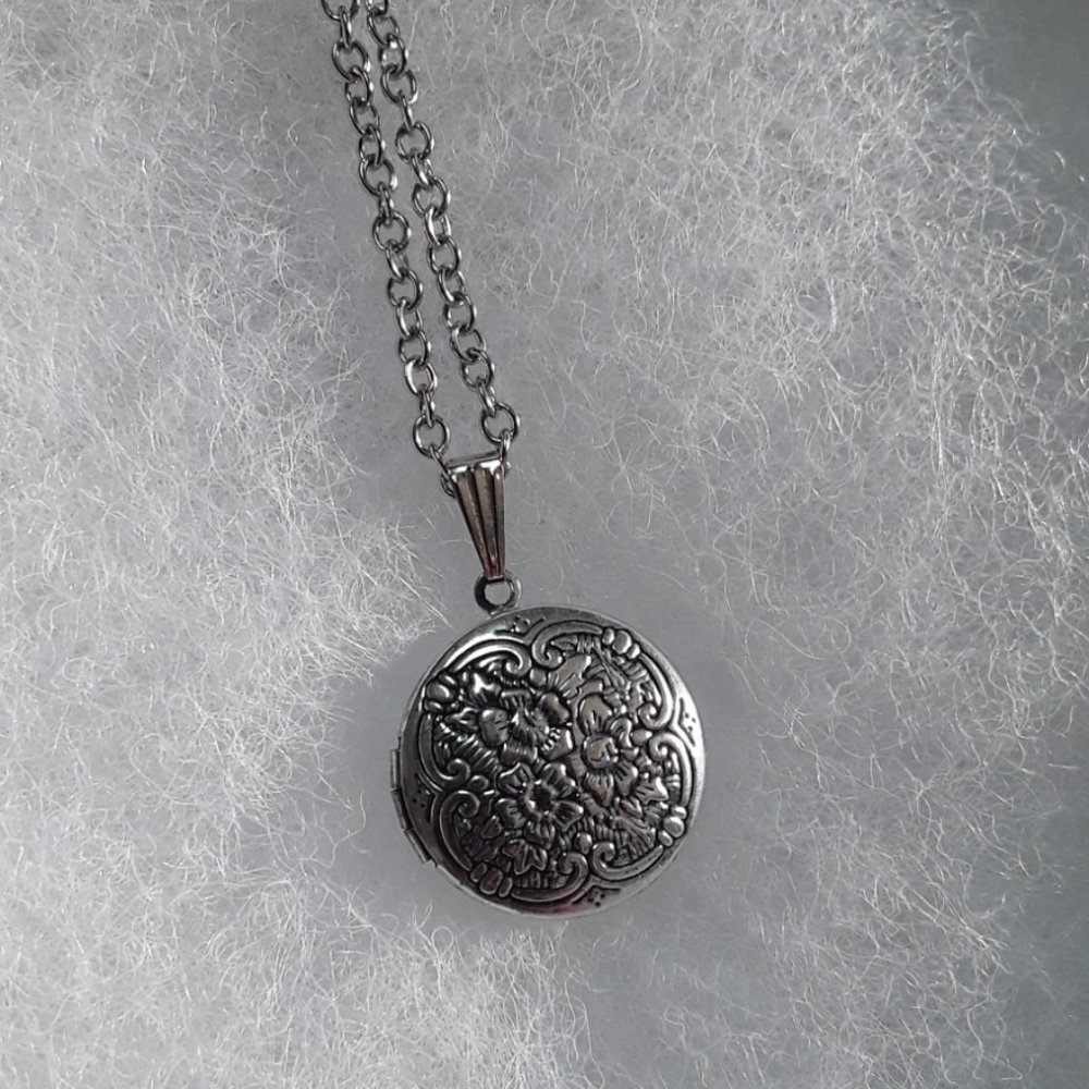 silver locket